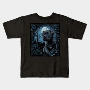 Gothic Staffy Kids T-Shirt